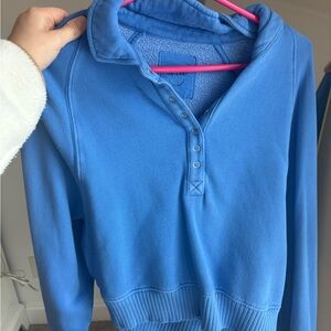 Blue Pullover Sweatshirt